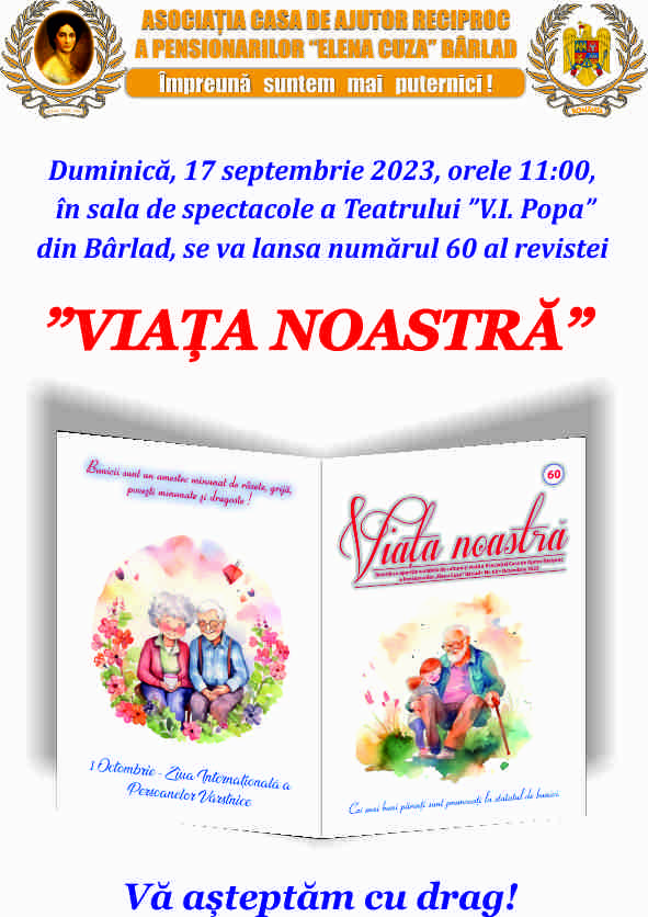 Numărul 60 al revistei Viața Noastră